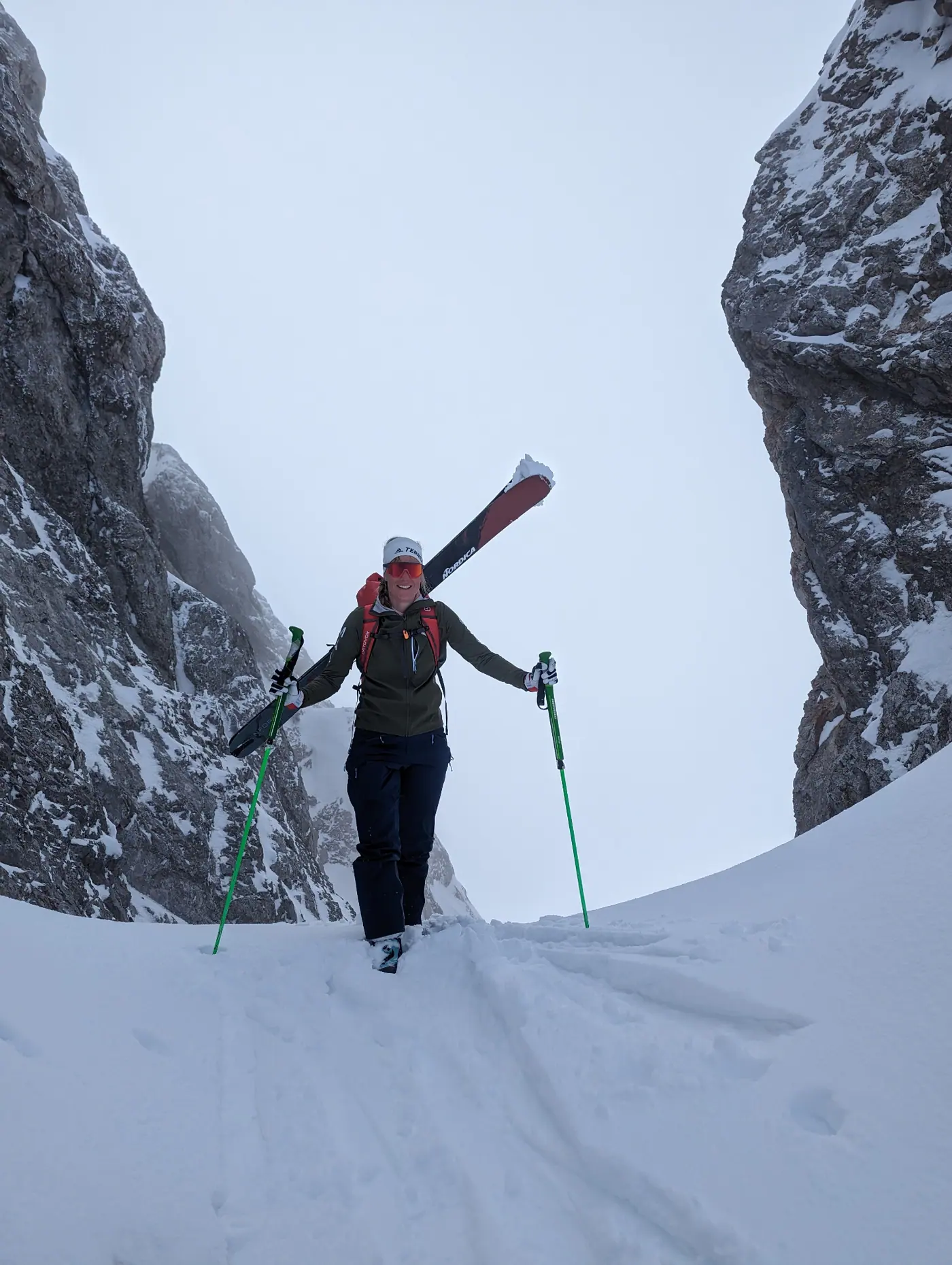 Offpiste Guiding im alpinen Gelände am Arlberg